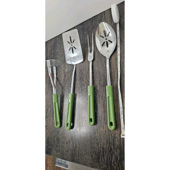 Vintage Kitchen Utensils GREEN Japan - Picture 4 of 5